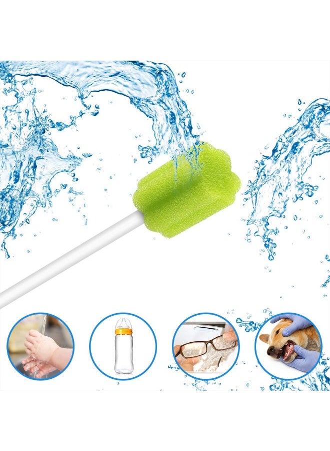 Daytoyz Disposable Oral Care Sponge Sticks - 100 Pack, Soft Dental Swabs for Teeth Cleaning, Travel-Friendly Mouth Swabs for Patients, Adults & Elderly - Image 5